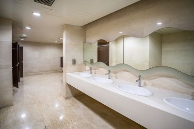 Elegant Bathroom with Natural Stone